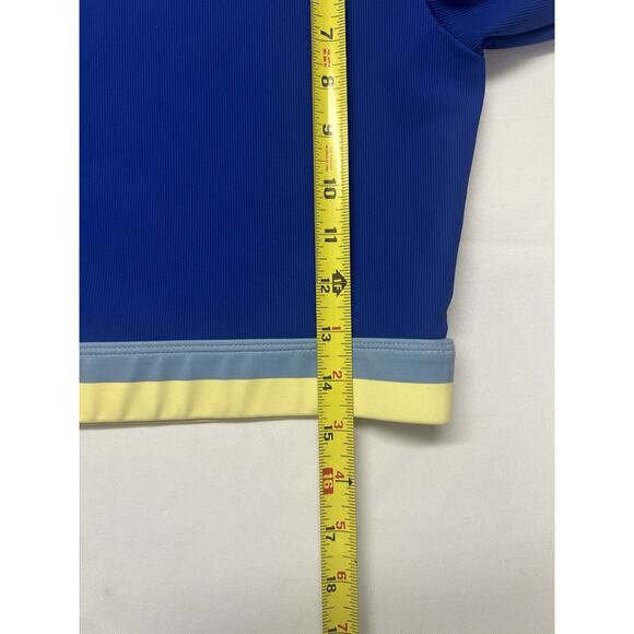 Wilo Workout Set Long Sleeve Cropped Size M Colorblock Yoga Pilates Active - Picture 5 of 14